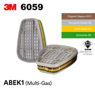 3M™ Gas and Vapour Filters 6059, ABEK1