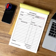 LANHUHU Invoice Receipt Book, Tear- 2-Part Forms Duplicate Invoice Book, Compact Top-Bound Lightweig