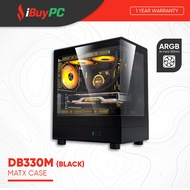 DARKFLASH DB330M mATX PC Case (Black)