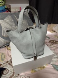 Hermes Picotin 18 聖杯藍