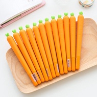 Cute Gel Pen Creative Stationery Carrot 0.5mm Black Pen Writing Tool