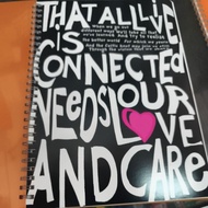 B5 size sprial notebook