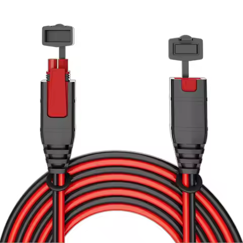 100cm / 300cm X-Connect Battery Charger Harness Extension Cable with Waterproof Cover Compatible wit