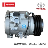 9475 New Genuine DENSO COMMUTER DIESEL 05-18 With Clutch COMPRESSOR 10S17C 7PK 9474 9475