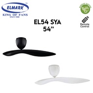 ELMARK EL54 SYA MICROFIBER BLADE BLACK/WHITE 54" INCH CEILING FAN