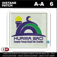 A-A6 SUPER PREMIUM EMBROIDERED EMBLEM PATCH - I PATCH