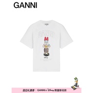 [GANNI x Disney] Daisy Print Spoof Fun Short-Sleeved T-Shirt Top