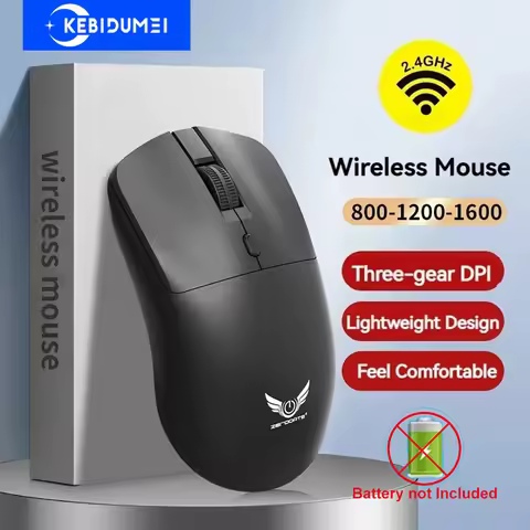 2.4G Wireless Mouse Gaming Mouse Ergonomic Mouse 800-1200-1600 DPI Office Optical Mouse for PC Lapto