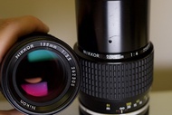 Nikon Nikkor 135mm f3.5 AI & 200mm f4 AI F mount 
