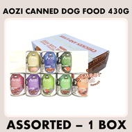 Aozi Pure Natural Organic Wet Dog Food in Can 430g per Piece & per Box