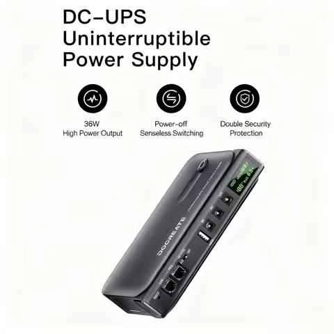 Uninterruptible DC Power Supply Charger Cell Phone UPS Without Battery DC1018L Router 5V/9V/12V/15V/
