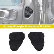 Front Door Screw Decoration Cover Trim For Jeep Wrangler JL 4XE Gladiator JT 2018-2023 Door Panel De