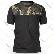 Scott Off-Road Motorcycle Endurance Shirt DH Downhill BMX Quick-Drying Sweatshirt FXR Bicycle Mounta