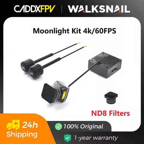 Caddx Walksnail Avatar Moonlight kit Starlight Sensor FPV Camera ND8 Filters 4k/60FPS Built-in EIS G