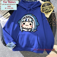 Hololive English Hoodie VTuber Gawr Gura Casual Japanese Hoodie Men Long Sleeve