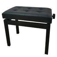 KEYSTO เก้าอี้เปียโน เก้าอี้เปียโนปรับระดับได้ ปรับระดับได้ มีช่องเก็บของ Piano Bench เบาะหนัง PU เก