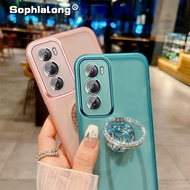 Casing for Tecno Camon 40 Pro CM5 CM6 CM7 Soft Clear Camera Lens Protective Cover with Glitter Stand
