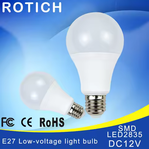 E27 LED Bulb Lights DC 12V smd 2835chip lampada luz E27 lamp 3W 6W 9W 12W 15W 18W spot bulb Led Ligh
