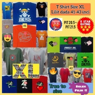 Size XL 41 42 43 inci dada Rating 5Star Boleh Pilih T Shirt baju murah viral t-shirt lengan pendek