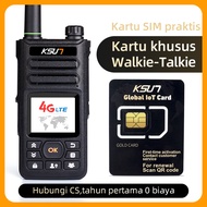 ksun walkie tlkie card 4g 5g Kartu card dalam Indonesia ZL10 ZL40 CT58 ZL8668