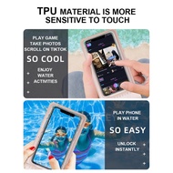 GEESO Waterproof Phone Case Bag Pouch For Swiming Driving Beg Kalis Air Telefon 30M Underwater Phone