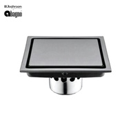 Abagno FD-5166-BN stainless steel black nickel 150 x 150mm floor drainer