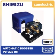Shimizu Automatic Booster Pump / Booster Pompa Air Dorong Kapasitas 33 Meter / 40 Liter / min Flow Switch PB 228 BIT / PB228 BIT / PB-228 BIT - Biru