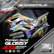 MJ 0078 sticker decals hologram honda crf 150L custom design