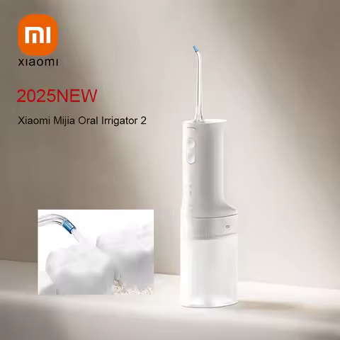 Xiaomi Mijia Oral Irrigator 2, Portable Electric Water Flosser 200ml Type-C Charge 3 Modes for Teeth