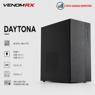 VenomRX Casing PC Daytona M-ATX with PSU Powercore 300W