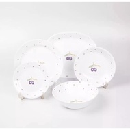 HOT🔥CORELLE 16PCS ROUND DINNER SET-PLUM