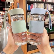 hydro fresh tumbler 1pc, 480 ml Durable Heat-resistant Glass Cup with Tea Filter - Perfect for Outd