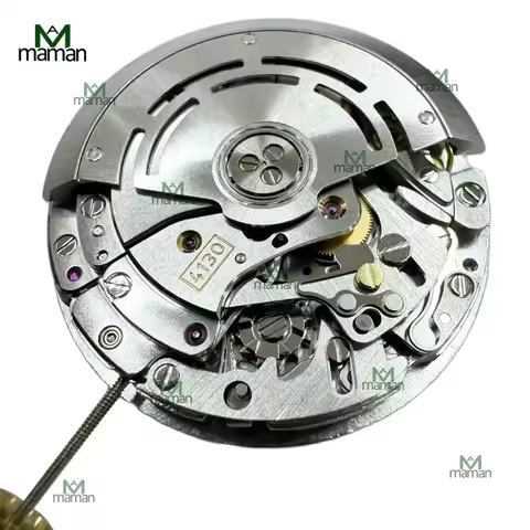 Noob 4130 movement Automatic Watch Movement 3.6.9 Chronogrpah For Asian 4130 Mechnical Replacement R