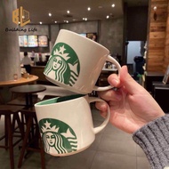 Starbucks Ins Simple Ceramic Cup Large Capacity Mug Starbucks Coffee Cup Milk Tea Cup Nordic Style 450ml