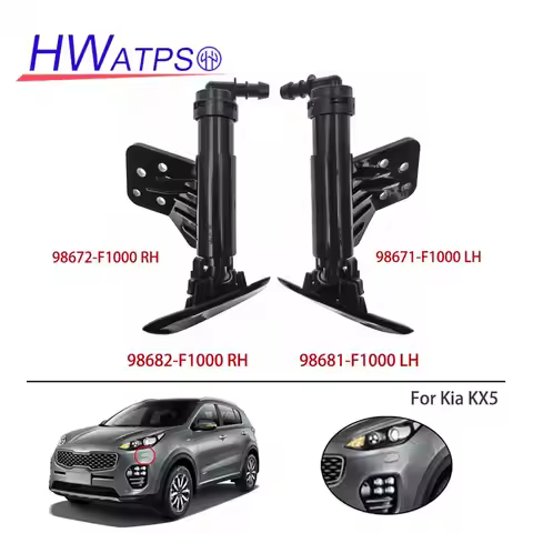 98672-F1000 RH 98671-F1000 LH 98682-F1000 RH For Kia KX5 Sportage VI 2015-2020 Headlight Washer Tele