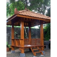(GAZEBO) Teak Gasebo 2x2 meters GENUINE JEPARA TEAK
