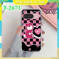 Google Pixel 9, Pixel 9 Pro, Pixel 9 Pro XL, Pixel 9A case with Strawberry Bear print - Tcase Access