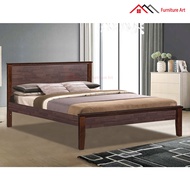 [Ready Stock] Furniture Art Design Queen Bed frame Katil Queen Kayu with quality SOLID WOOD &amp; Particleboard FA 2004 D