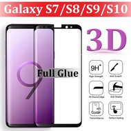 Full Glue Samsung Galaxy Note 8 9 10 S10 S9 S8 Plus S10e S7 edge Curved Screen Protector Tempered Glass