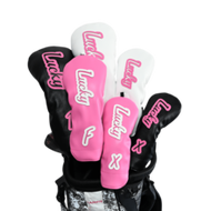 1pc PU Golf Club Head Cover, Golf Head Cover For Driver Fairway And Hybrid, Golf Club Headcover, Gol