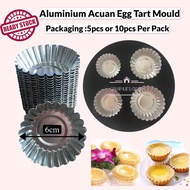 6cm Aluminium Acuan Egg Tart / Acuan Fruit Tart / Recyclable Egg Tart Mould