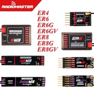 Radiomaster PWM Mini Receiver ER4 ER6 ER6G ER6GV ER8 ER8G ER8GV for Aircraft Boat Car