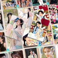 最新白鹿高颜小卡110张写真周边' 剧照拍立得盒装闪卡原创LOMO卡110 photos of Bai Lu Gao Yan Xiao Card, peripheral stills, Polaroi
