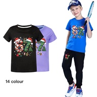 2026Christmas Six Seven Big Kids Summer Short-Sleeved T-Shirt T-Shirt Trousers 5206COD WL8G