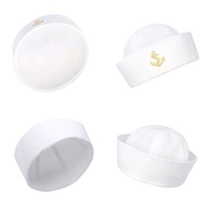 OXXGGKAO Unisex Adult Yacht Boat Ship Sailor Captain Hat Costume Hat Cap Navy Style Marine Admiral E