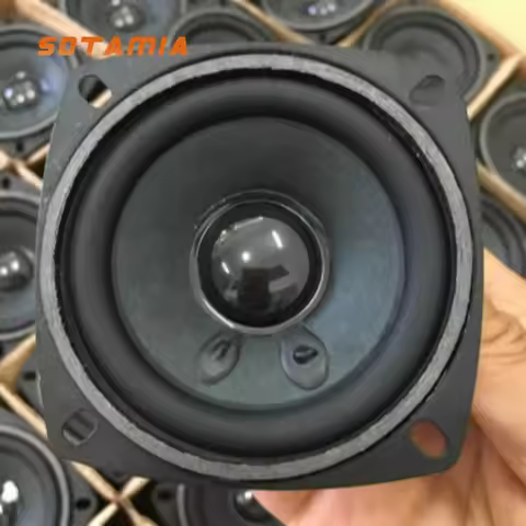 SOTAMIA 2Pcs 2.75 Inch Full Range Subwoofer Audio Speaker 6 Ohm 10W Dual Large Magnetic Steel Loudsp