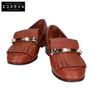 Valentino Garavani DR K84 2 鉚釘流蘇皮革樂福鞋，36碼 [二手]
