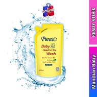 Pureen Baby Head to Toe Wash Refill Pack 600ml Sabun mandi baby mandian baby shapoo baby