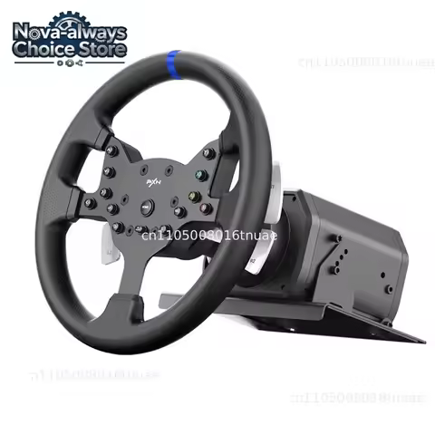 PXN V99 Racing Wheel Simulator Gaming Steering Wheel 3.2Nm Force Feedback for PC Windows 7/8/10/11,P