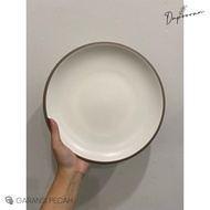 Cream List Choco Coupe Dining Plate